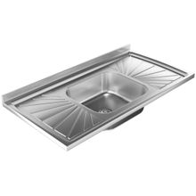Pia de Cozinha Com Válvula Inox GNX 105x14x53cm PIA10001