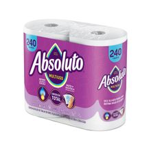 Papel Toalha Folha Dupla Bracell Absoluto 2 Rolos 240 Folhas