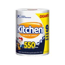 Papel Toalha Folha Dupla Gigante Softys Kitchen 550 Folhas