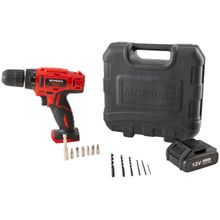 Furadeira e Parafusadeira Mondial a Bateria 12V com Maleta Power Tools FPF-06M