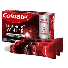 Creme Dental Colgate Luminous White Carvão Ativado
