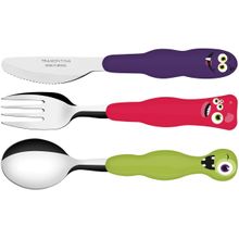 Kit Talher Infantil Tramontina Lirous Colorido