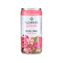 Bebida Mista Flowers Dry Gin + Tônica Toque de Morango 269ml