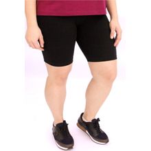 Bermuda Pau a Pique Cotton Preto