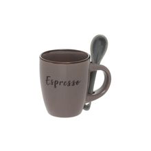 Caneca Com Colher Rustic Azul 100 Mililitros - Hauskraft