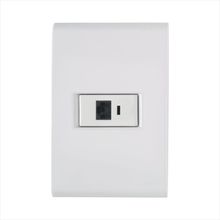 Conjunto 4x2 com 1 Tomada Telefone RJ11 Tramontina Liz Branco