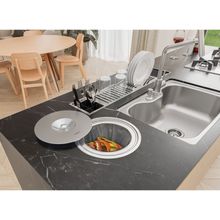 Lixeira Inox de Embutir Clean 8 L Tramontina