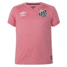 Camisa Umbro Santos Outubro Rosa 2022/23 Infantil