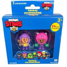 Bonecos Brawl Stars - Shelly e Rosa MULTIKIDS
