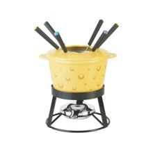 Conjunto Raclette e Aparelho de Fondue Cerâmica