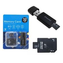 Cartao De Memoria 32gb Memory Card Classe 10  3 Em 1