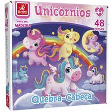 Quebra Cabeça 48 Peças Unicórnio