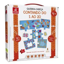 Quebra Cabeça Contando 1 ao 20
