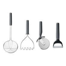KIT KITCHENAID 4 PEÇAS EM AÇO INOX PARA COZINHA CINZA