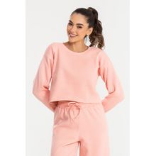 Cropped Moletom Manga Longa Evy Feminino