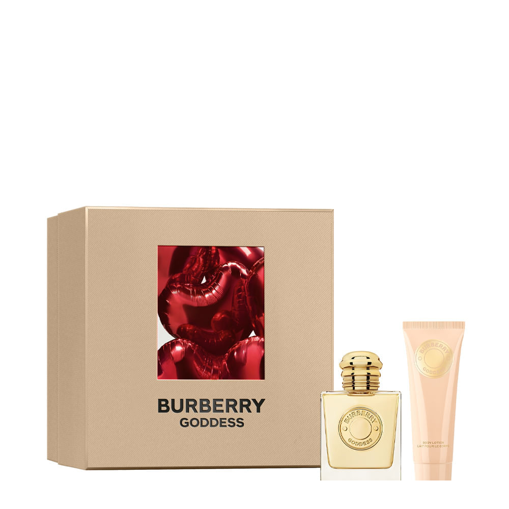 Burberry Goddess 香水とボディクリーム セット Kit Burberry Goddess Eau de Parfum Feminino 50ml + Body Lotion
