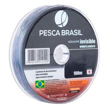 Linha Mono Aqualine Invisível 0,60Mm 100M 60,3Lb 10 Um