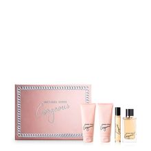 Kit Michael Kors Gorgeous! Eau de Parfum- Perfume Feminino 100ml + Loção Corporal 100ml + Gel de Banho 100ml + Travel-size 10ml