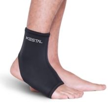 Tornozeleira Longa Elástica KSN008 Preta Tam GG Kestal