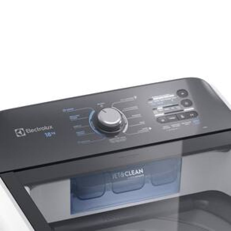 Lavadora de Roupas Electrolux Efficient LEE18 18kg Cesto Inox