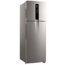 Geladeira Electrolux Inverter Frost Free IF43S Duplex Efficient com AutoSense 390L - Inox