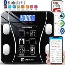 Balança Digital Medidora Corporal Bioimpedância Profissional Bluetooth 140Kg