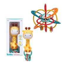 Kit com 2 Brinquedos Girafa + Space Ball - Buba