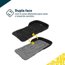 Almofada para Carrinho SafeComfort Black & Dark Melange - Safety 1st