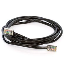 Cabo de Rede Blindado Cat5e com RJ45 Preto - 25 Metros