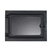 Porta Forno Ferro Fundido Com Vidro 28,5x33,5cm