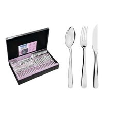 Faqueiro Tramontina Pacific Aço Inox Facas Churrasco Alto Brilho 72 Peças Tramontina