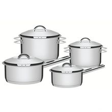 Jogo Panelas Tramontina Solar Aço Inox Fundo Triplo 4 Peças Tramontina