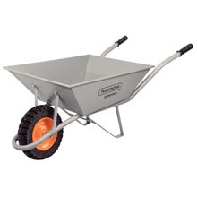 Carrinho Mão Extraforte Tramontina Caçamba Extraforte Metálica Cinza 65 L Braço Metálico Pneu Maciço Tramontina