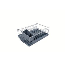 Escorredor Louça Tramontina Plurale Aço Inox Bandeja Coletora Grafite Tramontina