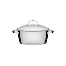 Caçarola Rasa Tramontina Allegra Aço Inox Fundo Triplo 22cm 3,3L Tramontina