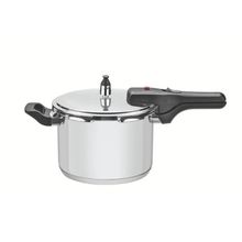 Panela Pressão Tramontina Brava Aço Inox Fundo Triplo 22cm 6L Tramontina