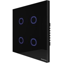 Interruptor Touch Smart 4x4 Tramontina Preto 4 Canais Tramontina