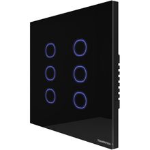 Interruptor Touch Smart 4x4 Tramontina Preto 6 Canais Tramontina