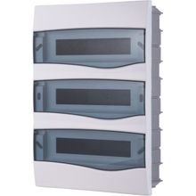 Quadro Distribuição Embutir 36 DIN ou 24 NEMA Tramontina Porta Transparente Tramontina