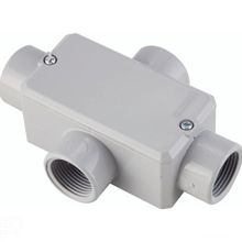 Condulete fixo tipo "X" Tramontina 2" - tampa - rosca NPT - pintura Tramontina