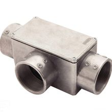 Condulete fixo 3" tipo "T" - tampa / rosca BSP / sem pintura Tramontina