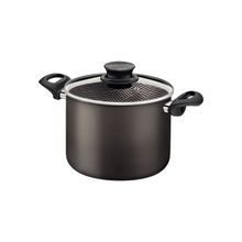 Caldeirão Tramontina Paris Antiaderente Starflon Max Chumbo Tampa Vidro 20cm 4,2L Tramontina