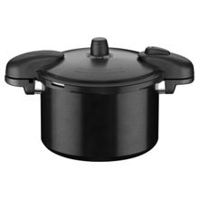 Panela Pressão Tramontina Valência Black Alumínio Revestimento Cerâmico Preto 24cm 7L Tramontina