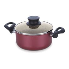 Caçarola Tramontina Paris Alumínio Antiaderente Starflon T1 Vermelho 16cm 1,5L Tramontina