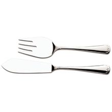 Talheres Trinchantes Peixe Tramontina Sevilha Aço Inox Alto Brilho Detalhes Alto Relevo no Cabo 2 Peças Tramontina