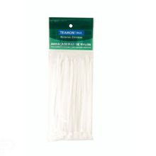 Abraçadeira Nylon 108x2,5x1mm Tramontina Branca c/ 100 Tramontina