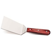 Espátula Frituras 5" Tramontina Aço Inox Cabo Madeira Polywood Vermelho Tramontina