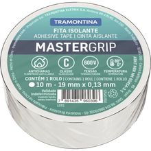 Fita Isolante Classe C 0,13x19mm Tramontina Branca 10 m Tramontina