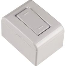 Caixa Sobrepor 1 Interruptor Paralelo 10A 250V Tramontina LizFlex Branca Tramontina