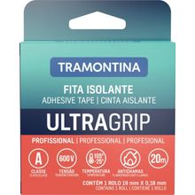 Fita Isolante ClasseA 0,18x19mm Tramontina Preta 20 m Tramontina